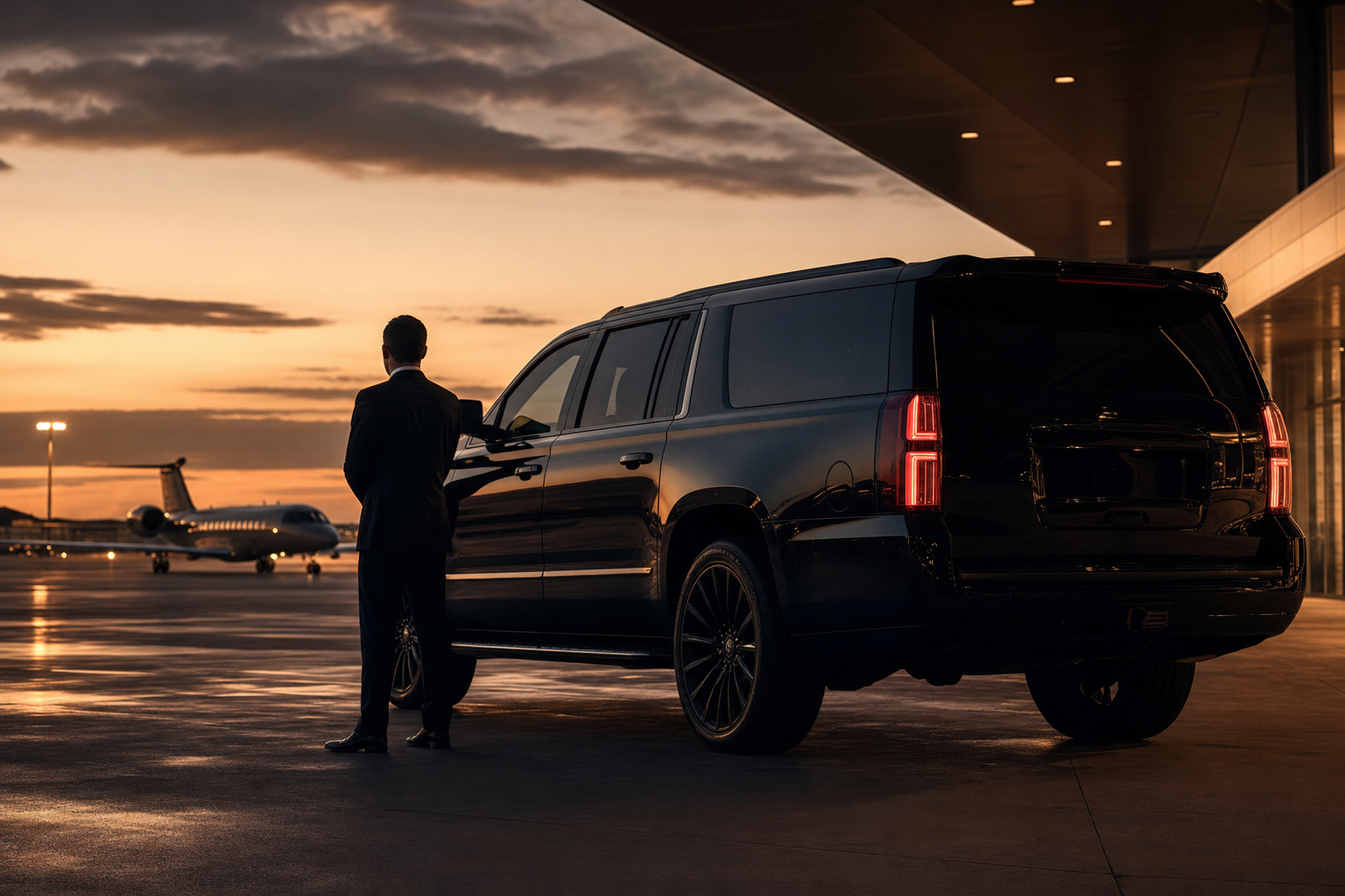 Per-airport chauffeur landing pages